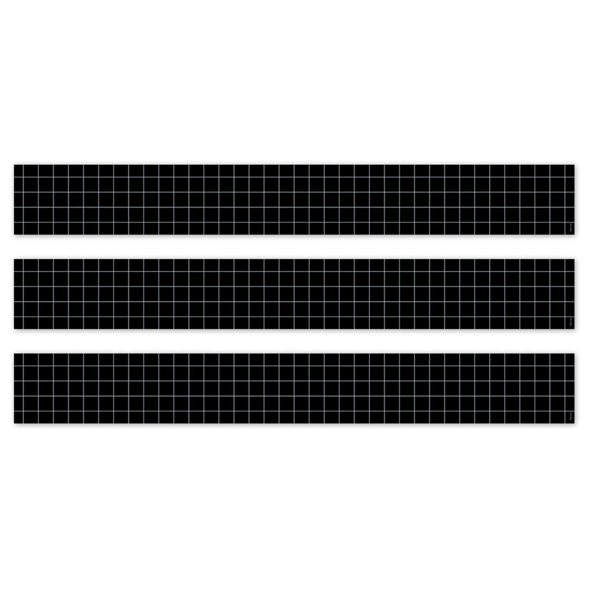 Creative Teaching Press® Core décor Window Pane on Black EZ Border, 48ft. Per Pack, 3 packs